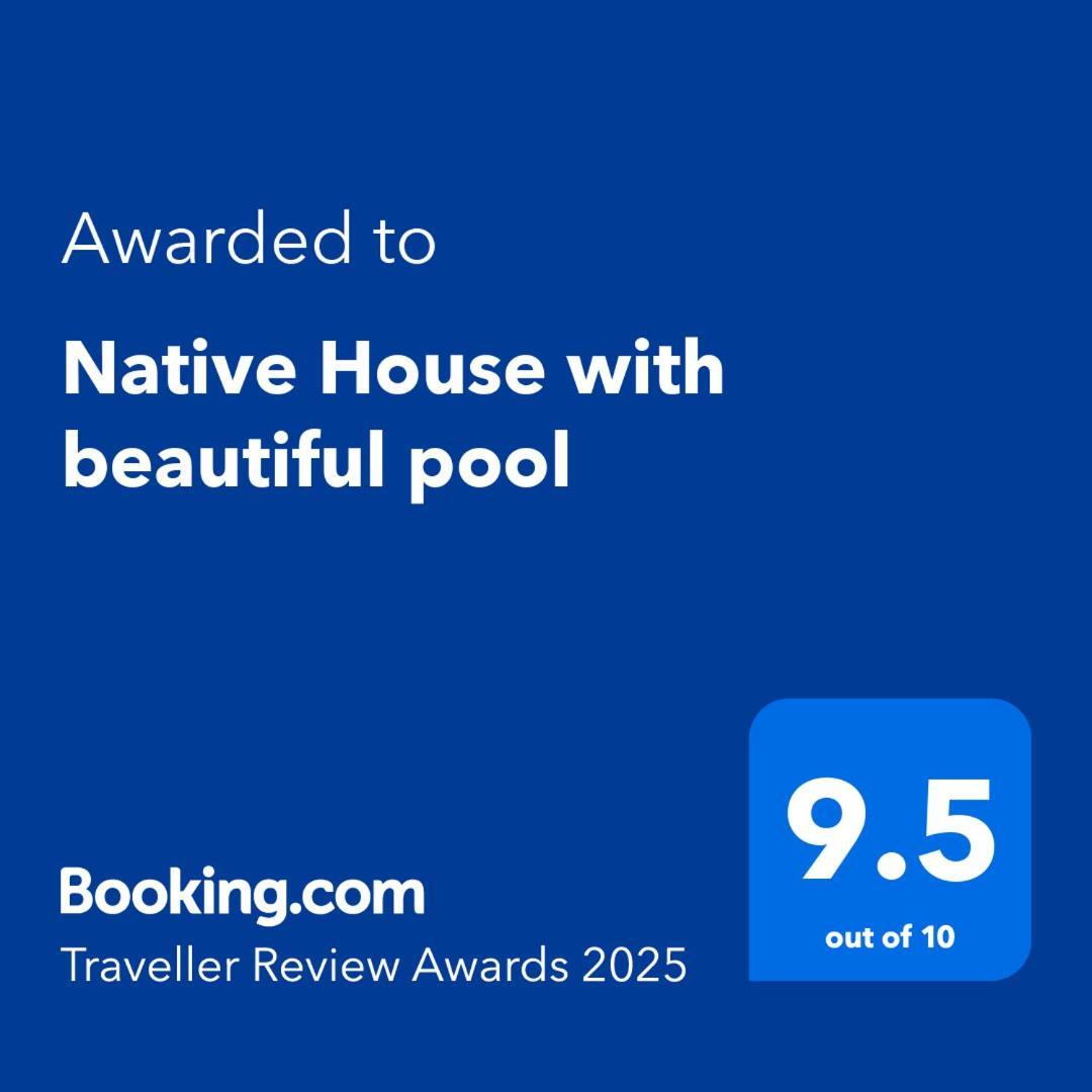 Вілла Native House With Beautiful Pool Bagac Екстер'єр фото